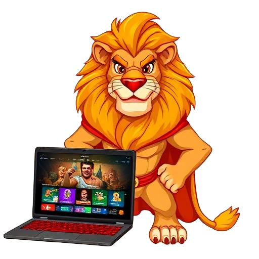 Belgae Leeuw met Belgische vlag