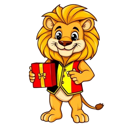 Belgae Leeuw met cadeau