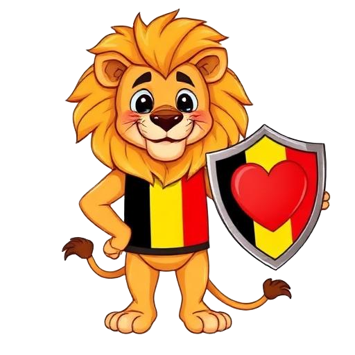 Belgae Leeuw met beschermend schild